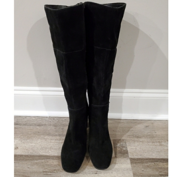 Bandolino Ollia Suede Block Boot SZ 10 - Picture 3 of 8